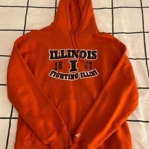 Orange University of Illinois Hoodie